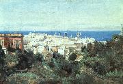 View of Genoa camille corot